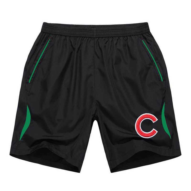 Men's Chicago Cubs Black Green Stripe MLB Shorts,We sell and wholesale Men's Chicago Cubs Black Green Stripe MLB Shorts on line form chian!